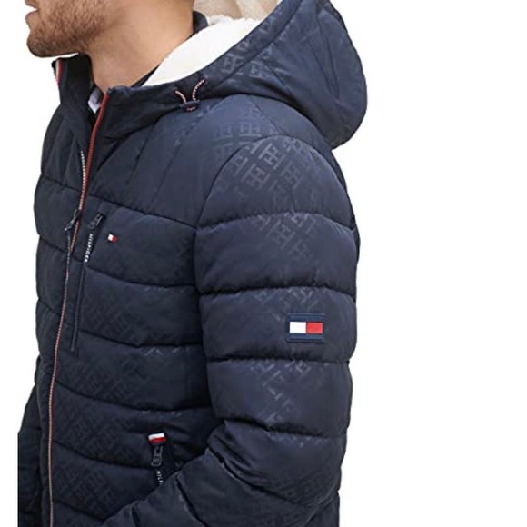 Tommy Hilfiger Men's 2X * Midweight Sherpa Hooded Jacket Style MSRP$225 mens301 - Picture 5 of 6